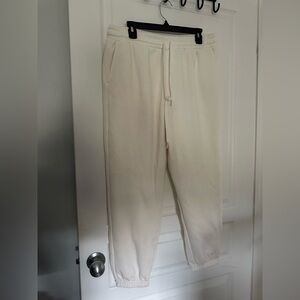 White Super Soft Fabletics Sweatpants